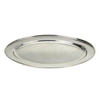 Eccellente scala per casalinga ovale 40x26 cm in acciaio inossidabile