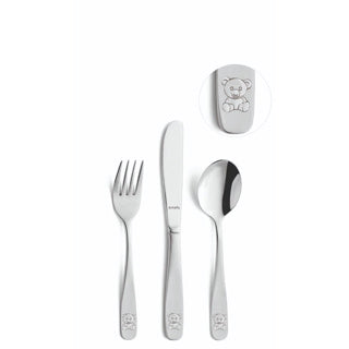 Amefa children's cutlery set 3-piece gift packaging bear