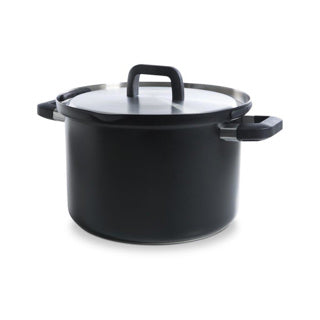 BK Flow Cool black stainless steel soup pan Ø24 cm