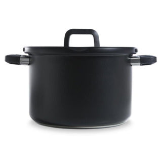 BK Flow Cool black stainless steel soup pan Ø24 cm