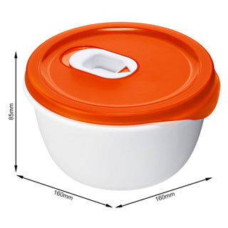 Rotho Microwave dish 0.8 l micro papaya red