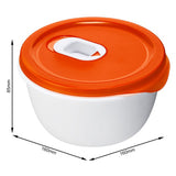 Rotho Microwave dish 0.8 l micro papaya red