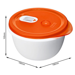 Rotho Microwave scale 1.5 L Micro Papaya Red