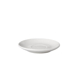 Schotel 14 cm porselein wit
