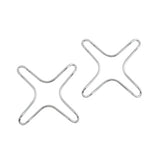 METALTEX Gas fire reducer stainless steel 2 pieces