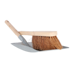 Luva Fabric Metal con plumero de madera