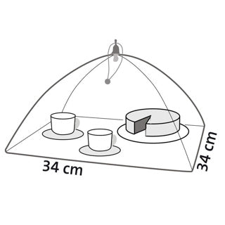 Westmark Vliegenkap 34x34 cm