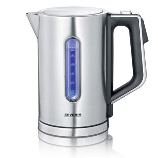 Severin wk3418 kettle 1.7l 3000w stainless steel black