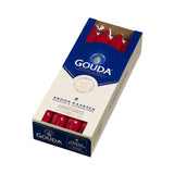 Gouda crown candles 8 pieces ruby ​​red