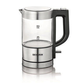 Severin Glass Mini Kettle 1100W 0.5 L WK 3472