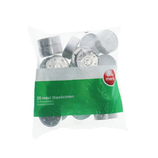 Our brand tealights Maxi 20