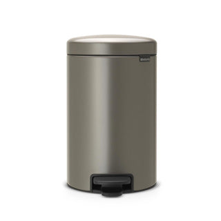 Brabantia poubelle à pédale newicon 12l platine