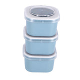 Sunware Sigma lunch boxes set of 3 blue