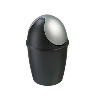 Sunware Table waste inhibitor with swing lid 1.5L Zwartzilver