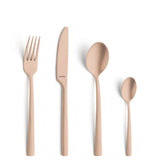 Amefa vintage cutlery set 16-piece copper
