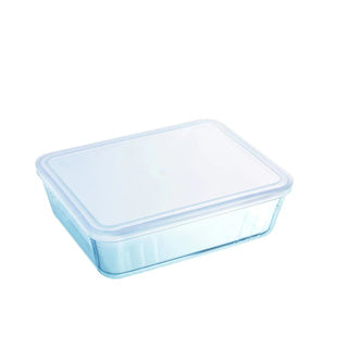 Pyrex kog og fryser glasrensningsskala med låg 1,5L