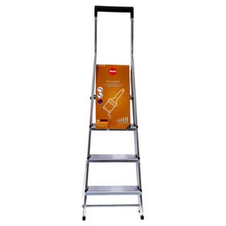 Hailo Hailo L40 Escalera de aluminio para el hogar Klustap 4 Pasos