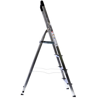 Hailo Hailo L40 Escalera de aluminio para el hogar Klustap 4 Pasos