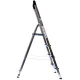 Hailo Hailo L40 Escalera de aluminio para el hogar Klustap 4 Pasos