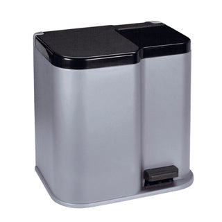 Curver Pedal bin Duo 15L 6L Silver