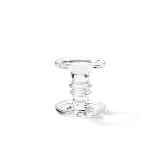 Ambiente candlestick high transparent glass