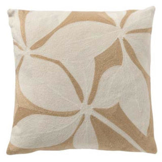 Oreiller décoratif néerlandais Elin 45 x 45 cm Semolina