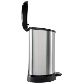 Curver Pedal Bin Decobin Ovaal 15L Silver