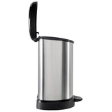 Curver Pedal Bin Decobin Ovaal 15L Silver