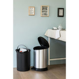 Curver Pedal Bin Decobin Ovaal 15L Silver