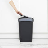 Rotho Twist Waste Bin 25l Black