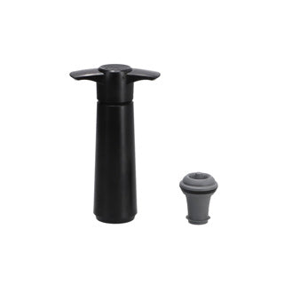 Vacu vin wine saver black pomp en stop
