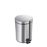 Pedal bin stainless steel 12 liters incl inner bucket