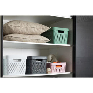 Curver Infinity Dots Storagebox 17L antracyt