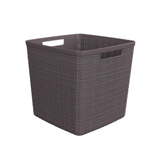 Curver Jute basket square 17 L Anthracite