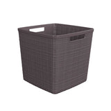 Curver Jute basket square 17 L Anthracite