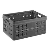 Sunware Square Folding Crate 46L Anthracite
