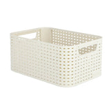 Curver style storage basket size s 6 l white