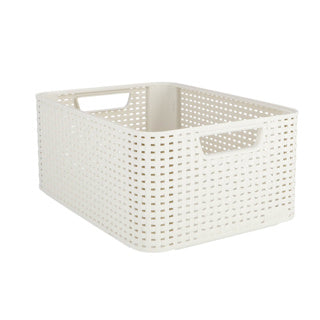 Curver Style storage basket 18l white