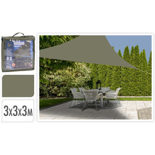 Ambiance shade cloth triangle 3 x 3 x 3 m green