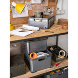 Curver unibox 15l sidabrinis | 3 vnt