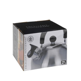 Basisflötekessel 2,5 l Edelstahl schwarz