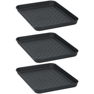 Tom Colons multifonctionnels 35x27,5x3 cm 3 pièces noires