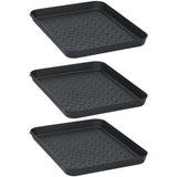 Tom Colons multifonctionnels 35x27,5x3 cm 3 pièces noires