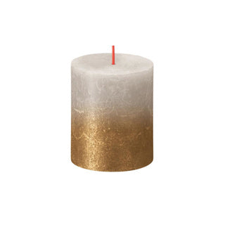 Bolsius Stub candle Sunset fading gray-gold 80x68 mm