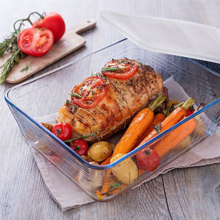 Pyrex cook freeze ovenschalen rechthoek set van 2 22 x 17 en 24 x19 cm