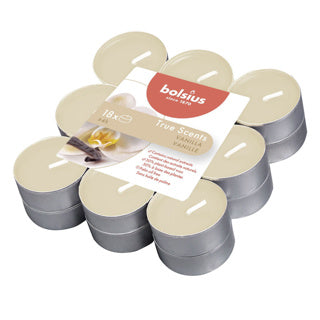 Bolsius Geurthelicht True Scents vanilla 18 pieces
