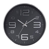 Wall clock 30.5 cm 3 assorted silver