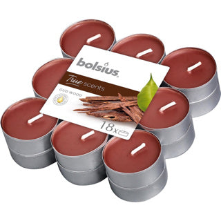 Bolsius True Scents Geurtheights Old Wood 18 pieces