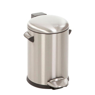 Eko Vepa Bins Pedal bin Belle Deluxe Mat stainless steel 3 liters