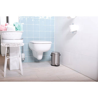 Eko Vepa Bins Pedal bin Belle Deluxe Mat stainless steel 3 liters